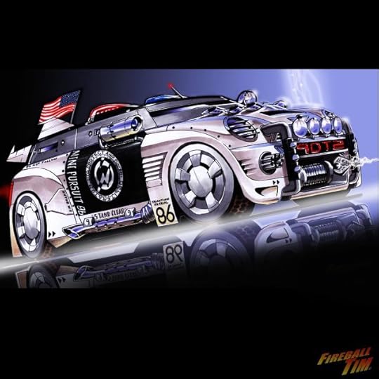 Automotive Pop Culture Art by Fireball Tim Garage