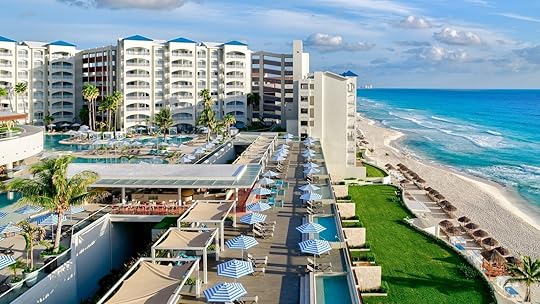 aerial overview of hilton mar caribe