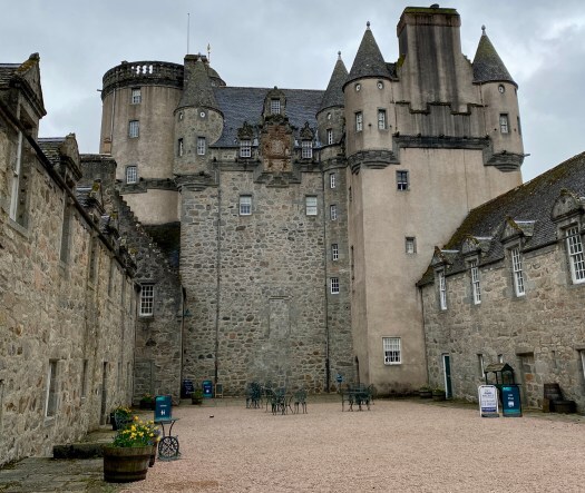 Castle Fraser courtyard