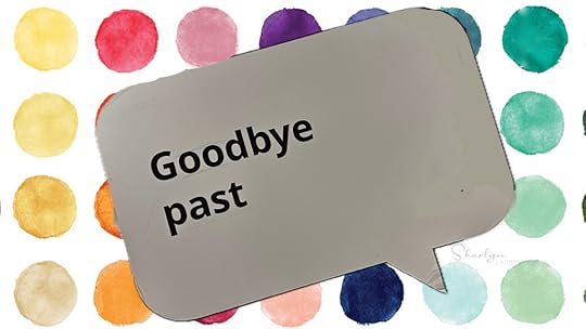 wall sign speech bubble cutout goodbye past showing change management