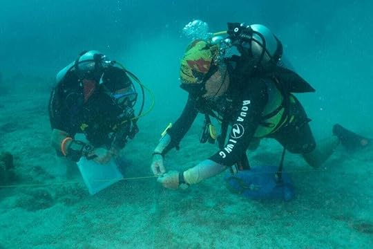 James used his new diving skills to take part in dream experiences such as working on a major archaeological dive on a 17th century shipwreck in the Caribbean, 