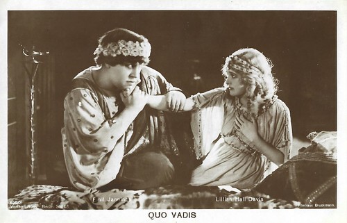 Emil Jannings and Lillian Hall-Davis in Quo vadis? (1924)