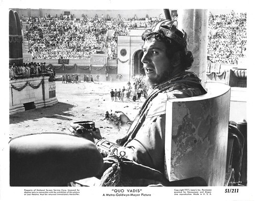 Peter Ustinov as Nero in Quo Vadis (1951)