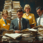 officemates with paperworks