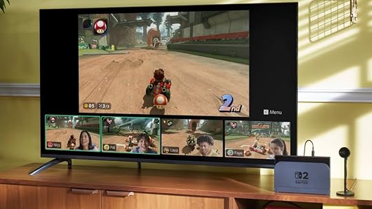 Game chat while playing Mario Kart.