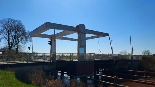Drawbridge across the river Jümme