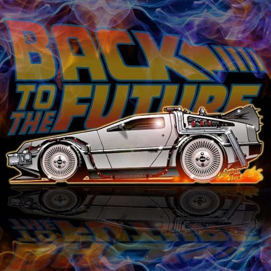 Delorean Automotive Pop Culture Art by Fireball Tim Garage