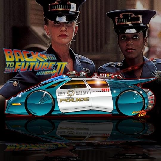 Back to the Future Automotive Pop Culture Art by Fireball Tim Garage