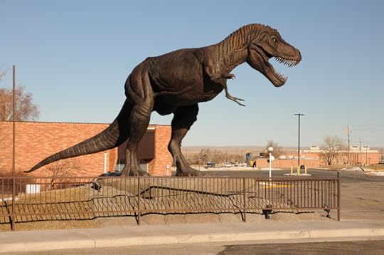 T-rex statue at Tate Museum, Casper
