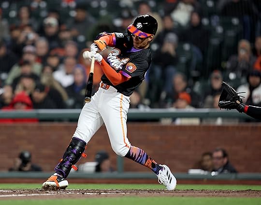 San Francisco Giants’ Jung Hoo Lee #51 flies out against...