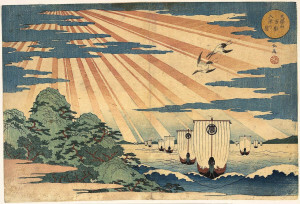 Лодки и облака Ясима Гакутэй.jpg