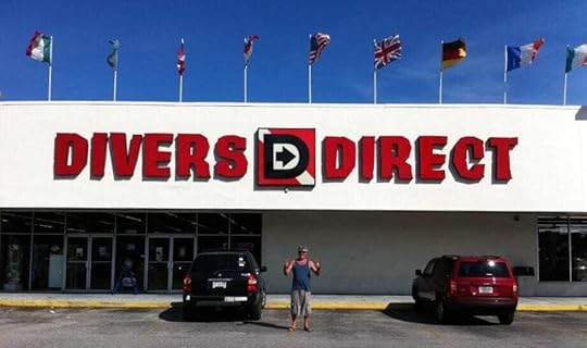 The Backpacking Husband was excited to explore Divers Direct in Key Largo!