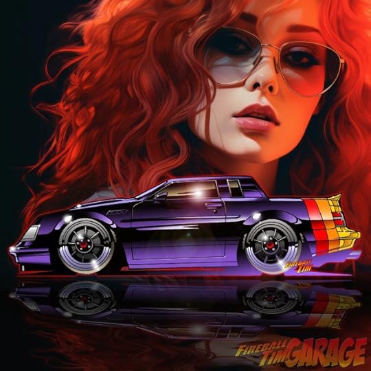 Buick Grand National Automotive Pop Culture Art by Fireball Tim Garage