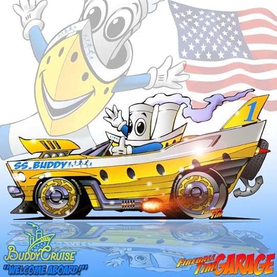 Automotive Pop Culture Art by Fireball Tim Garage