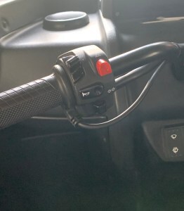 turn signal controls for an FUV