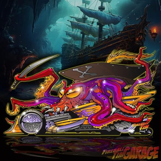 Automotive Pop Culture Art by Fireball Tim Garage