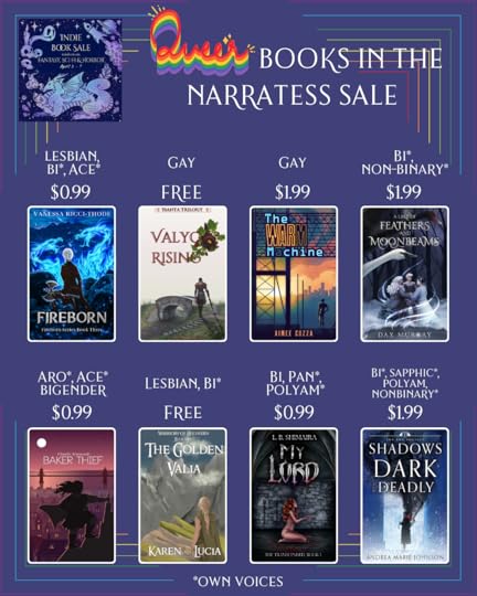 A graphic for the Narratess Indie Sale. The word