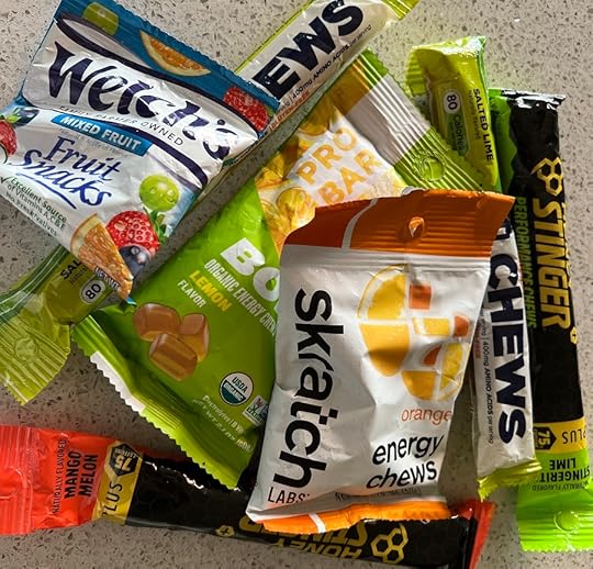 Energy chews for running