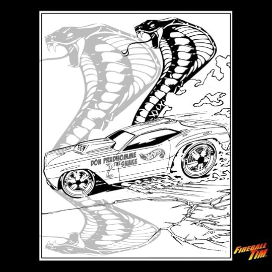 Automotive Pop Culture Art by Fireball Tim Garage
