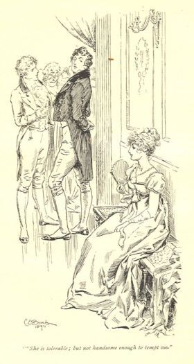 From an 1895 illustrated edition of Pride and Prejudice.