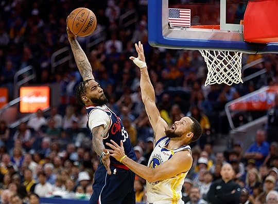 Los Angeles Clippers’ Derrick Jones Jr. (55) dunks over Golden...