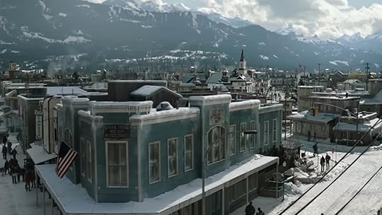 The snowy commune in Jackson, Wyoming from The Last of Us