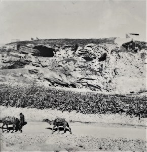 Jesus' crucifixion site, Golgotha, from Garden Tomb