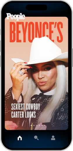 Screenshot of PEOPLE app: Beyonce's sexiest cowboy carter looks