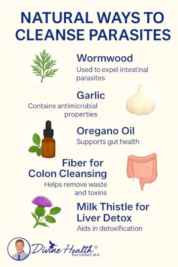 Natural Ways to Cleanse Parasites Infographic