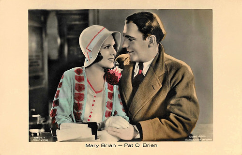 Mary Brian and Pat 'O Brien in The Front Page (1931)