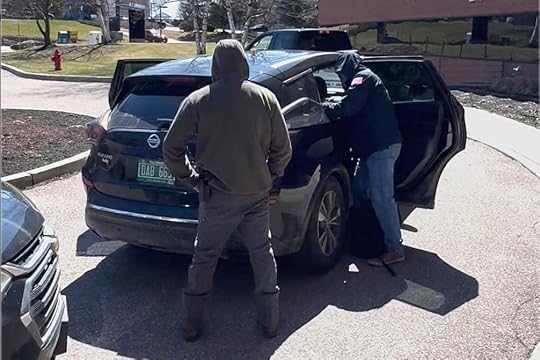This image taken from a video provided by Christopher Helali...
