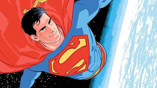 Superman flies above the Earth in art by Bruno Redondo.