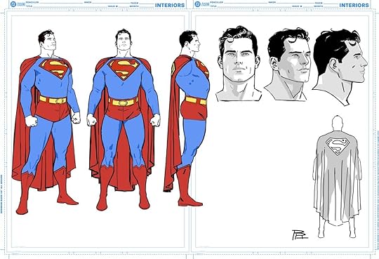 Model sheet for Superman 2025 Treasury Edition: Hero for All by Bruno Redondo.