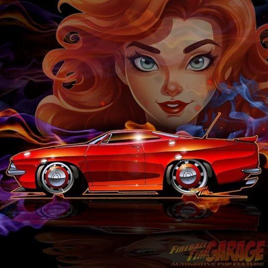 Automotive Pop Culture Art by Fireball Tim Garage