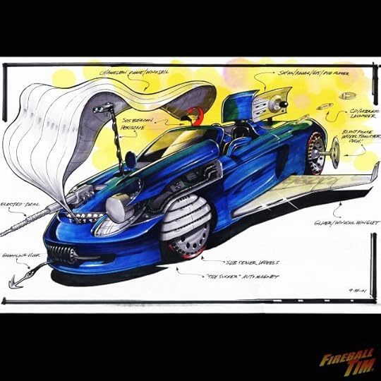 Automotive Pop Culture Art by Fireball Tim Garage