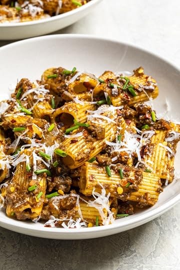 Rigatoni with Quick Mushroom Bolognese is a vegetarian dish that carnivores will enjoy. (Courtesy of America's Test Kitchen)