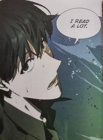 Dokja Kim says, 'I read a lot.'