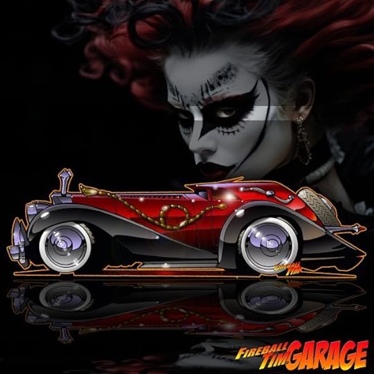 Automotive Pop Culture Art by Fireball Tim Garage