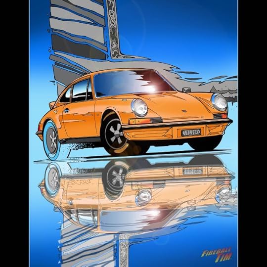 Automotive Pop Culture Art by Fireball Tim Garage