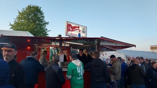 Easter fire drinks stall