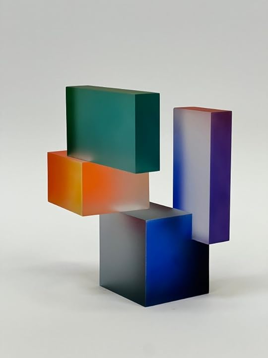 Greg ChannStack XVI, 2024Acrylic and ink7 x 6 x 4 in.