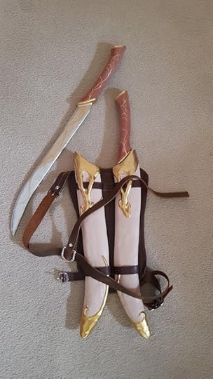 daggers with holster cosplay