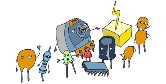 Characters from Electronic Music From Scratch - illustration by Maisie Byerly.