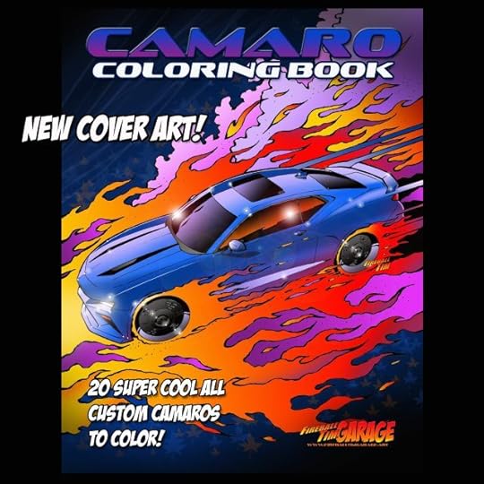 Fireball Tim Garage Automotive Coloring Books