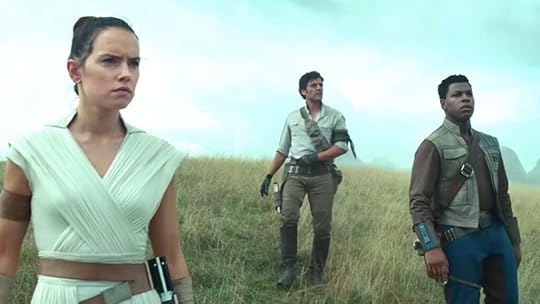 Daisy Ridley, Oscar Isaac and John Boyega in