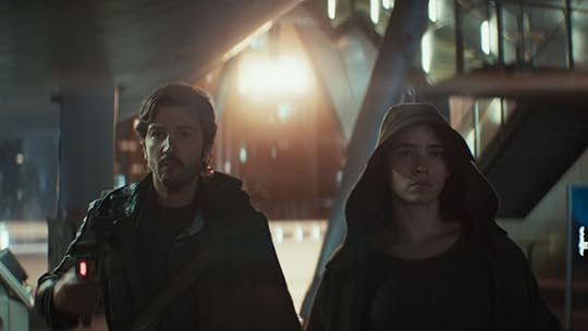 image of cassian and bex in andor fighting a rebellion