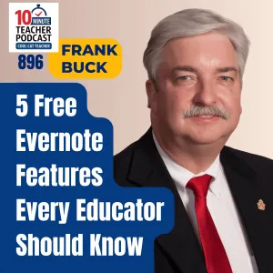Podcast graphic for Episode 896 of the 10 Minute Teacher Podcast featuring Dr. Frank Buck with the title 