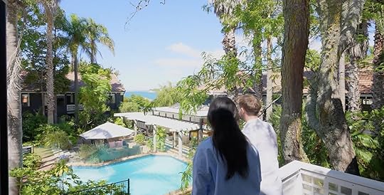 two people on balcony at emerald inn