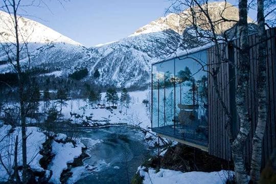 Juvet landscape hotel, Valldal, Norway, 2007-2008. Jensen & Skodvin Architects. Photo: Jensen & Skodvin Architects