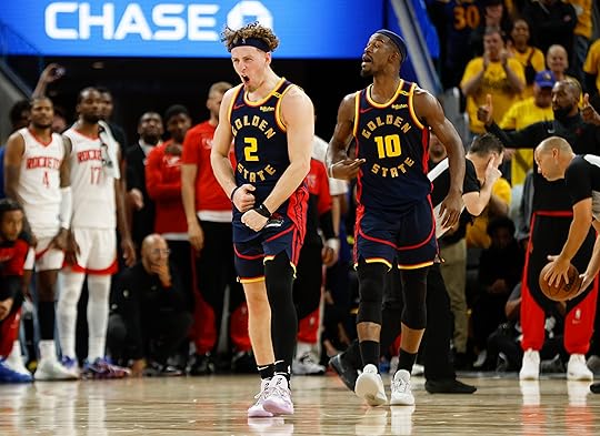 Golden State Warriors’ Brandin Podziemski (2) and Golden State Warriors’...